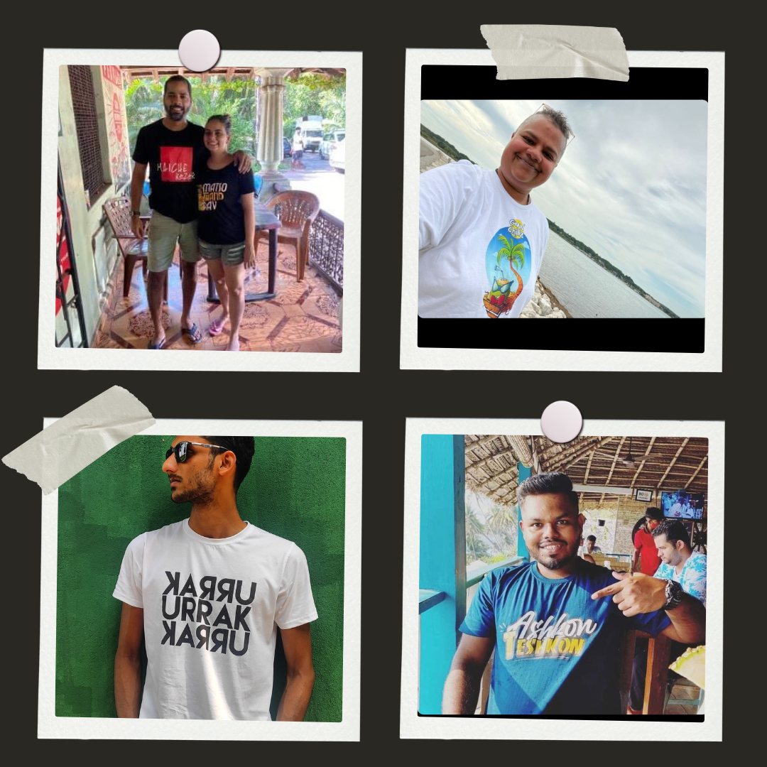 oipatrao instagram feed, custom tshirts, graphics design, goa holiday tshirt