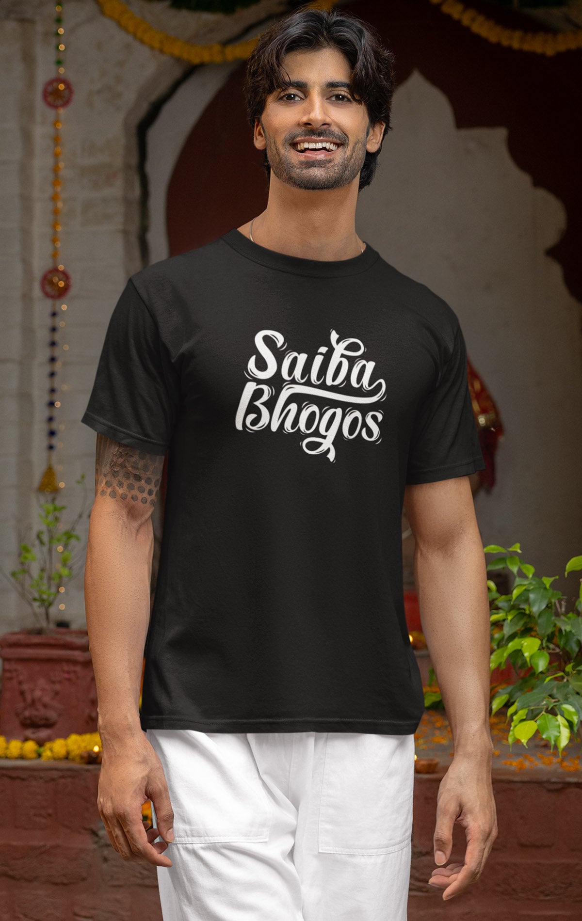 Saiba Bhogos T-Shirt - Celebrate Goa's Spirit.