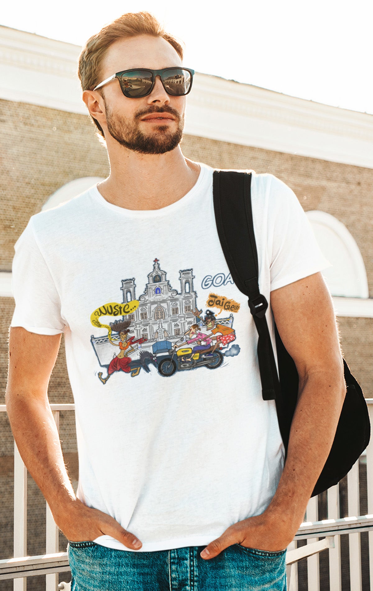 Immaculate Conception Church Goa, T-shirt designed based on church of Goa