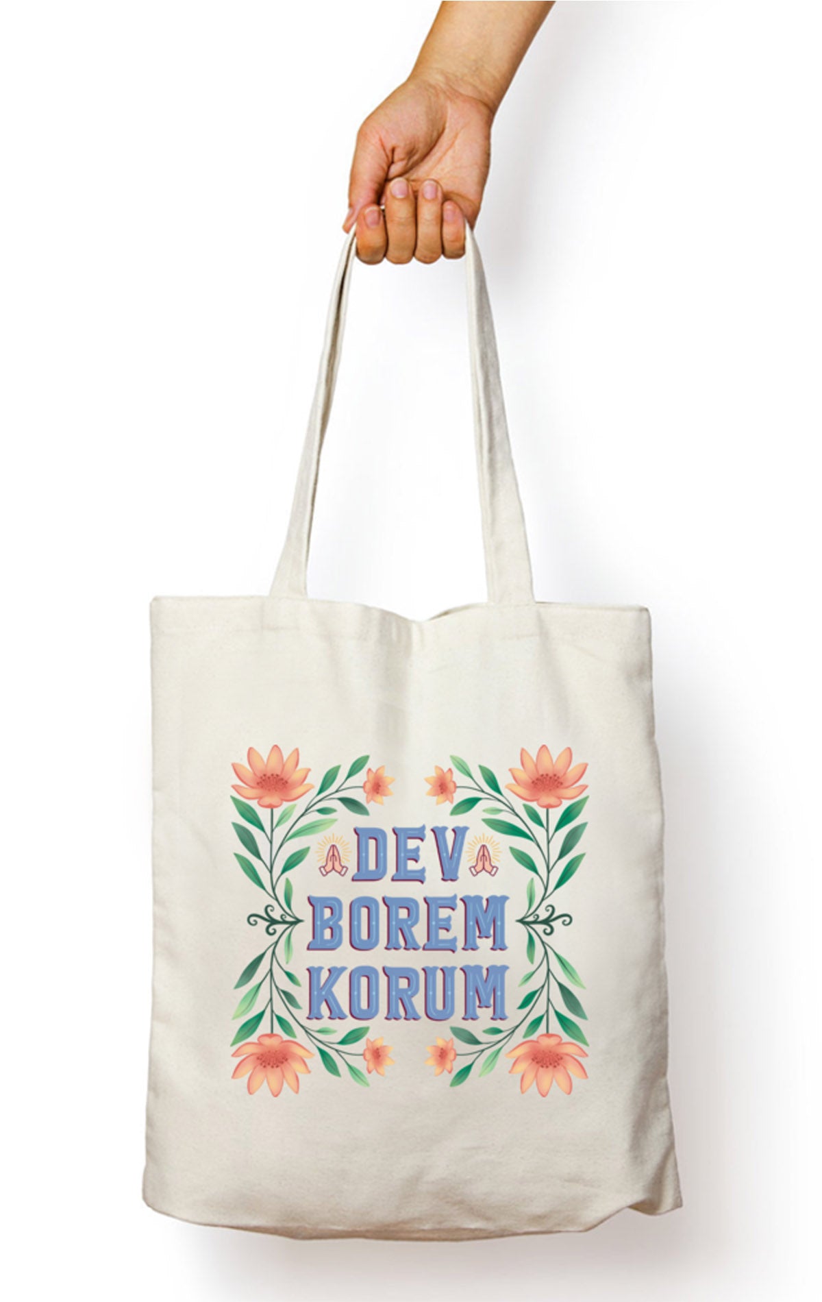 DEV BOREM KORUM TOTE BAG.