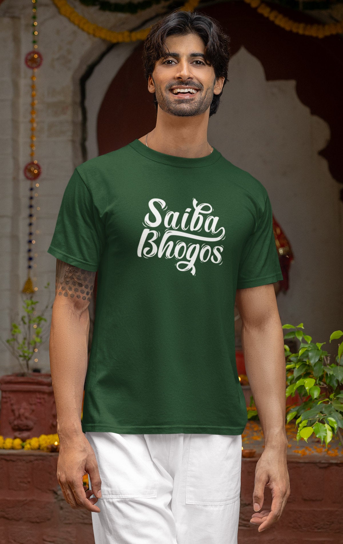 Saiba Bhogos T-Shirt - Celebrate Goa's Spirit.