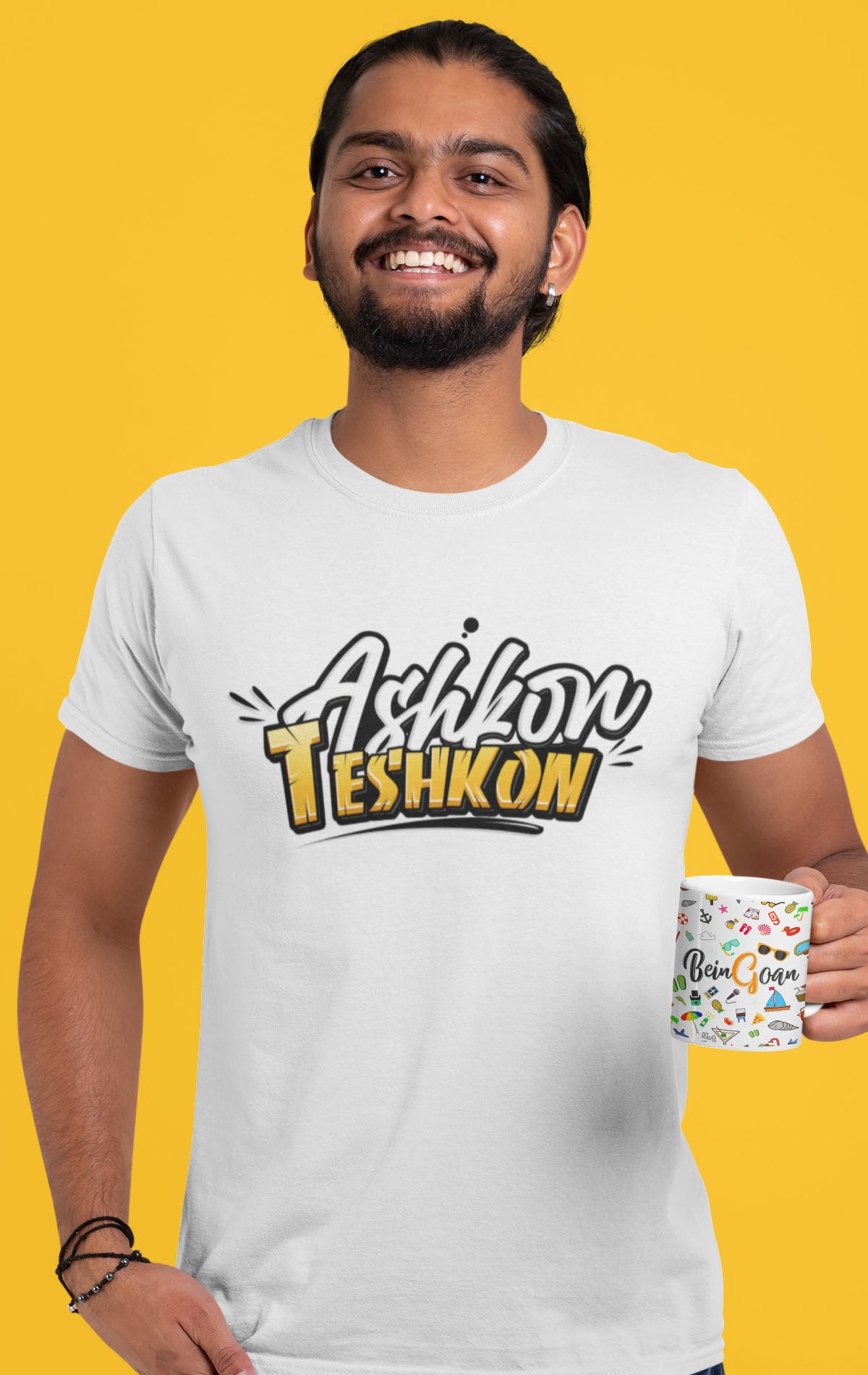 Ashkon Teshkon is a Goan phrase which means "This Way That Way" we Goans love these phrases and in the Konkani Language